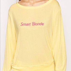 Wildfox smart blonde sweater
